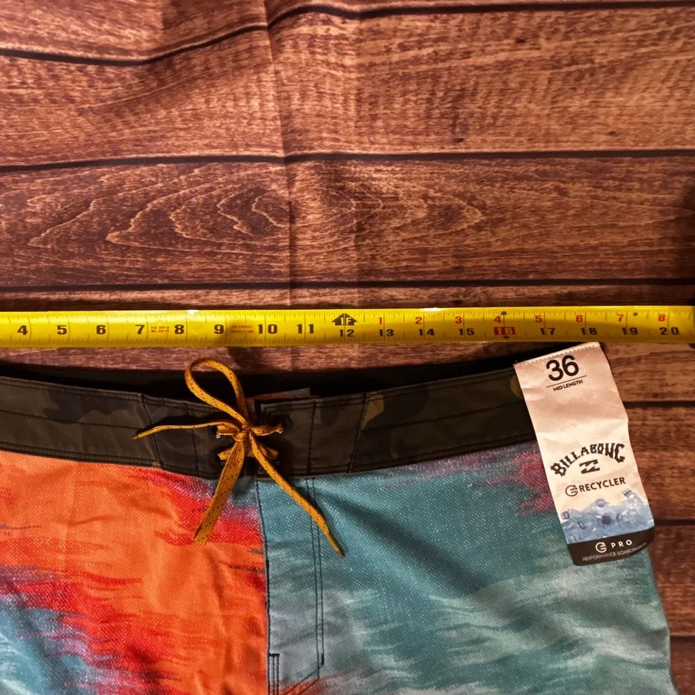 Billabong Mens Fifty50 Pro Recycler Boardshorts Camo‎ Abstract 36 NEW Surf Swim